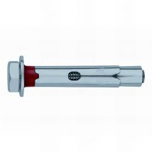 Index - 50 chevilles métalliques anti-rotation vis tête hexagonale M10 x 100 mm (d. 14 mm) Inox A2 - ACHTA214L