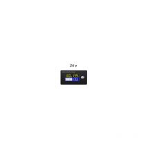 Sjqka - Indicateur de capacité de la batterie affichage lcd voltmètre testeur de température pour Li-ion Lifepo4 plomb 24V