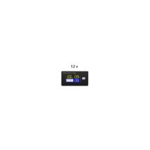 Sjqka - Indicateur de capacité de la batterie affichage lcd voltmètre testeur de température pour Li-ion Lifepo4 plomb 12V