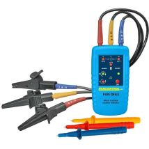 Pancontrol.at - Indicateur De Direction Du Moteur Et Du Champ Tournant À 3 Led (120-400v Cat Iii) Avec Accessoires (batterie Non Incluse)