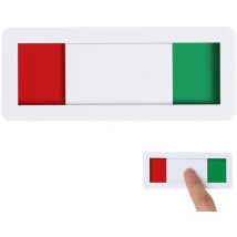 Indicateur de porte de salle de bain - Panneau d'occupation vacant pour bureau à domicile