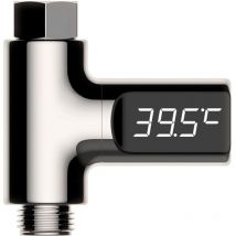 Sevengirl - Indicateur de température Celsius pour douche numérique Thermomètre à eau numérique Compteur d'eau led mesurant la surveillance de la