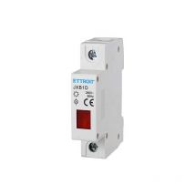 Indicateur led lumière rouge 230V 1-module din Ettroit JXB1D-16