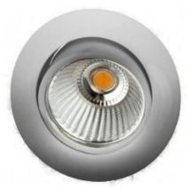 Indigo – Spot Encastrable Mur Et Plafond 6w 3000k – Aluminium Brossé – Angle De Faisceau 38° – Dimensions 8,20 Cm – Pour Intérieur