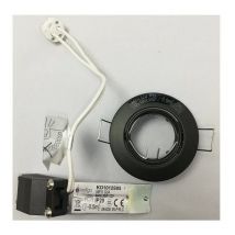 KO1012S21 Schwarzer Einbaustrahler Zwart für GU4 35W max MR11 - Indigo