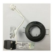 Indigo - KO1012S21 Foco empotrable negro Zwart para GU4 35W max MR11