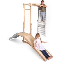 Indoor Jungle Gym Add-on Für Sprossenwand, Montessori-kletteraufsatz (sprossenwand Separat Erhältlich)