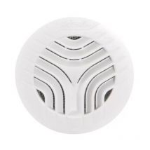 Nicoll - GATM100 White round ventilation grille with D100 flyscreen, for pvc pipes, tubes and sheaths