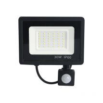 Qersta - Projecteur d'inondation led infrarouge pour cour extérieure - Induction du corps humain - 30W