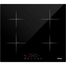 Iseasy - Induktionskochfeld 4 Zonen Einbau Induktionskochfeld mit 9 Leistungsstufen &1-99Min Timer, Boost-Funktion, Induktionskochplatte, Induktion