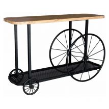 Verty Furniture - Industrial Creative Console / Hall Table - Light Wood