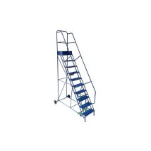 Industrial Mobile Step, Colour Red (ral : 3020). , Size 14 Step