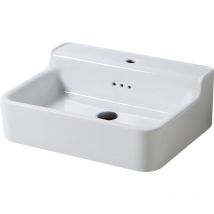 Industrialis - lavabo in ceramica bianco retro - Lavabi - 60x46x21CM