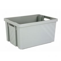 Industrie-behälter Stapelbar Und Ineinander Steckbar 30 L – 30 L – Grau