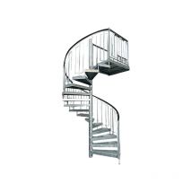 Industrie-Wendeltreppe, 21 Stufen - erreichbare Höhe 4,10m - HELI180-410-21