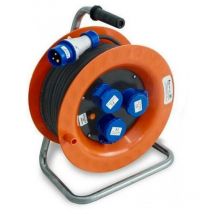 Rosi - Industrielle kabeltrommel ho7rnf 3g2.5 30mt 3 ind. 16a 2p+e ip44 thermischer schutzschalter 4001