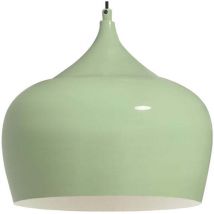 Industrielle Pendelleuchte aus handbemaltem Minzgrün Metall – Vintage-Kronleuchter E27 Ø41 cm für Wohnzimmer, Schlafzimmer oder Esszimmer