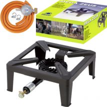 Industrieller Gasherdhocker mega zeus 7kW 40x40cm