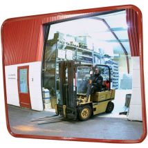 Verkehrsspiegel eckig H400xB600 mm, für Außen - Dancop