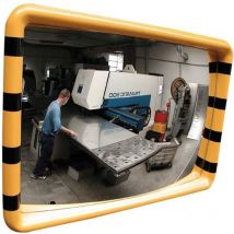 Industriespiegel B600xH400 mm gelb/schwarz für Innen - Dancop