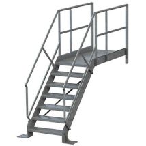 Matisère - Industrietreppe aus Stahl, 3 Stufen - Standhöhe 0.60m - ETAGS0503