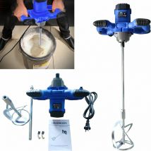 Dayplus - Industry Tools Electric Plaster Paddle Mixer Drill Mortar Cement Stirrer Whisk