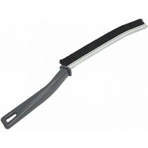 Brosse de nettoyage pour interstices, petites brosses à récurer pour le nettoyage, outils de nettoyage de rainures à main pour porte, fenêtre, rail