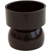 Inefa - Bogenstück Für Rohrbogen, Pvc Dn50 / 50mm Rohrverbinder, Dachrinnenzubehör, Einfache Steckmontage, Made In Germany - Dn50 / 50mm Dunkelbraun