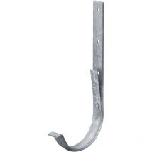 INEFA Fers de gouttière, Support de gouttière, demi-rond, Accessoires pour gouttières, Support de gouttière en acier galvanisé, montage simple par