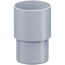 Raccord de tuyau de descente, raccord de tuyau d'écoulement en pvc Accessoires de gouttière, montage simple par emboîtement, Made in Germany - dn 50