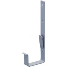 Inefa - Dachrinnenhalter Kastenrinne, pvc Rinnenhalter Dachrinnenzuberhör , einfache Montage, Made in Germany - NW68 / 68mm, 20 Stück Grau