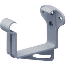 Inefa - Stirnbretthalter, Rinnenhalter, kastenförmig Dachrinnenhalter, pvc-u Kunststoff, für Kastenrinnen, Made in Germany - NW83 / 83mm, 20 Stk. Grau