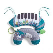 Infantino Piano + coussin 3 en 1 raton laveur - Multicolore