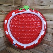Inflatable Friendly Fun Red Strawberry Baby Toddler Paddling Water Pool