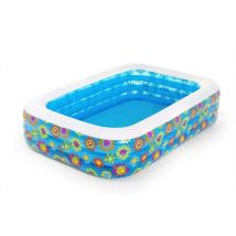 Bestway - Inflatable Kids Pool Blue 229x152x56 cm