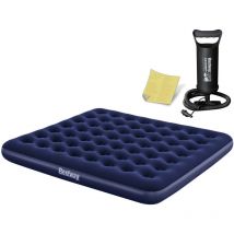 Inflatable mattress 203x183x22 cm with piston pump bestway 67004 88324959 88324959 88324959 88324959 88324959
