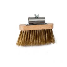 Brosse en laiton pour four à bois - Sans manche