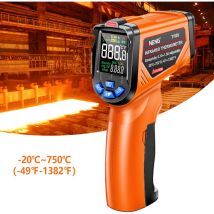 Infrarot Thermometer, Ultrixe Temperaturmessgerät Digital -20°c-750°c(-49°f-1382°f) Ir Laser Thermometer, Berührungslose Für Kochen, Pizza, Oven, 
