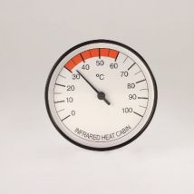Thermometer für Infrarotkabinen 100 mm Infrarotzubehör W4402 - Infraworld