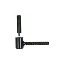 Gond pour scellement chimique A8562 pour volet - Diamètre de l'axe : 12 mm - Longueur de la tige : 80 mm - Finition : noir Ing Fixations