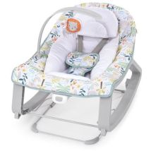 Ingenuity Transat Baby Wippe 3-in-1 Keep Cozy -tropical Rainbow- 3 Positionen: Bogen Mit Abnehmbaren Spielzeugen, Bis Zu 18 Kg