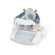 INGENUITY Siege d'apprentissage Prop Spot, 3 positions de siege, tablette et 2 jouets, Casi le zebre