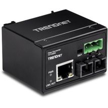 Trendnet Ti-f10s30 Convertitore Multimediale Di Rete 200 Mbit/s 1310 Nm Modalità Singola Nero