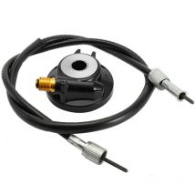 Sjlerst - Ingranaggio di trasmissione del tachimetro da 12 mm con cavo da 100 cm/39,4 pollici GY6 50cc 150cc parti di scooter + cavo del tachimetro