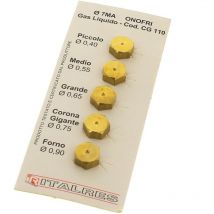 Iniettori di butano-propano per piani cottura Sauter