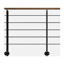 Kordo - initio - Kit garde-corps 2m prêt à poser en aluminium