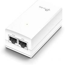 tp-link TP-LINK TL-POE2412G - Gigabit Ethernet - 10,100,1000 Mbit/s - 10/100 - Cat 3/4/5/5e/6 - Blanc - Énergie