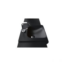 Kerasan - inka Ceramic Washbasin 60x40cm, noir mat