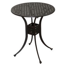 Bartisch Rocco Alu-Guss ø 90 cm Gartentisch Tisch 2 Farben zur Wahl Bronze - Inko