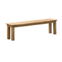 Teakholz-Sitzbank Abacus recyceltes Teak 170x35x47 cm Gartenbank Holzbank - Inko